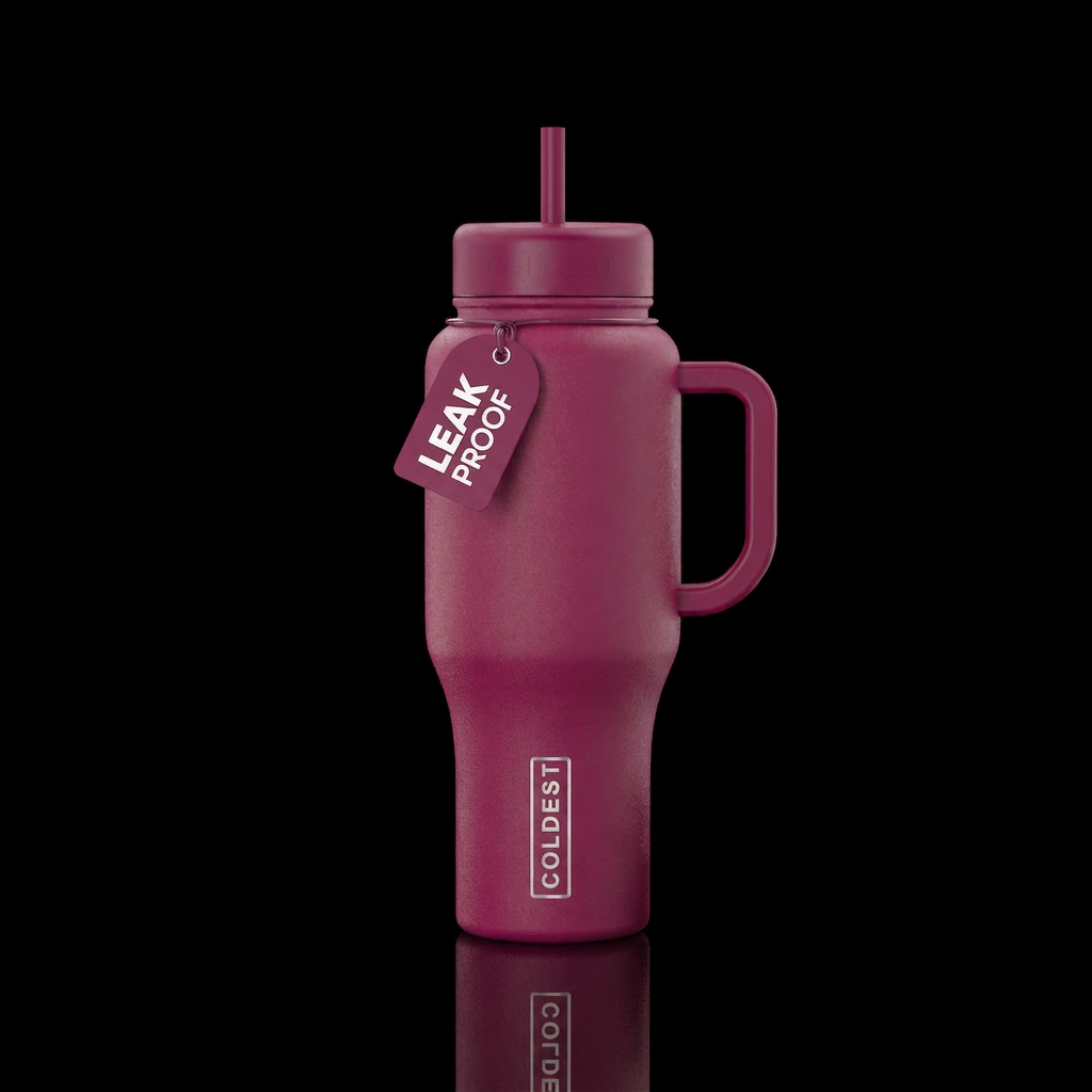 Amaranth water bottle design