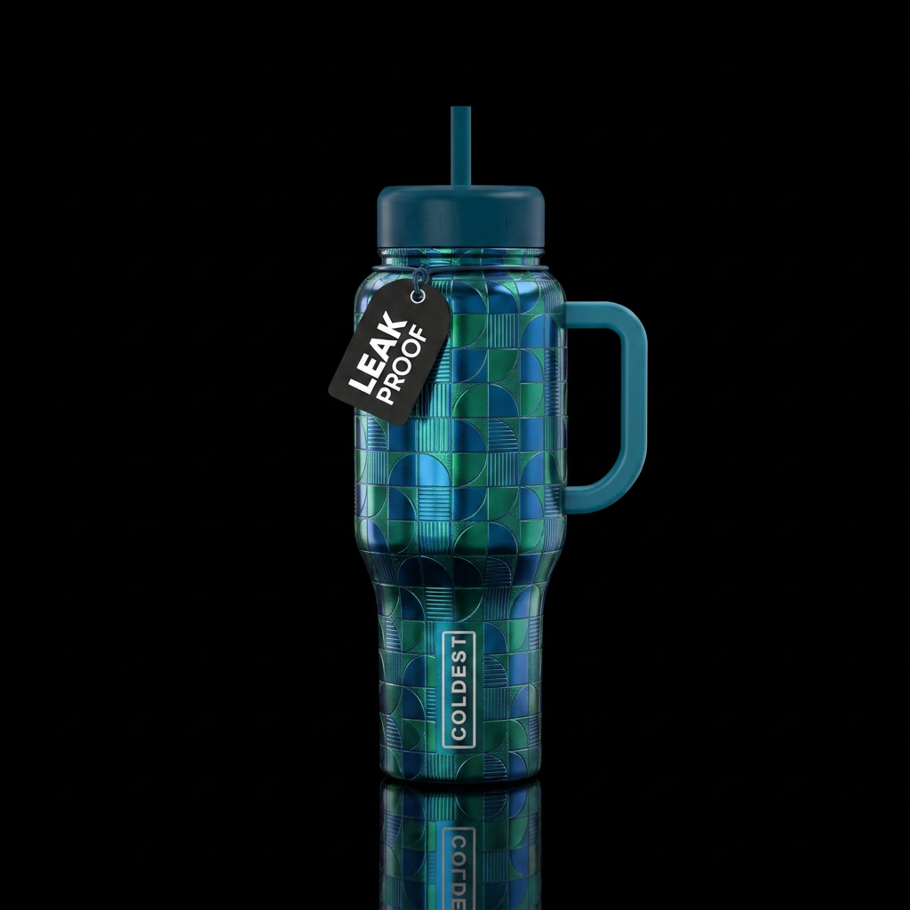 quarter circles within rectangles and squares, rep... water bottle design