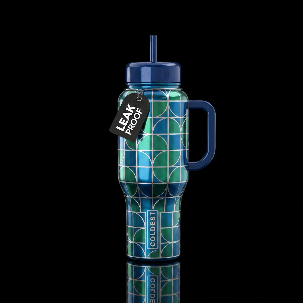 quarter circles within rectangles and squares, rep... water bottle design