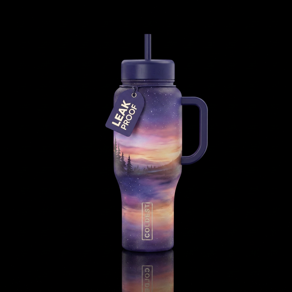 twilight core aesthetic what you see in nature bet... water bottle design