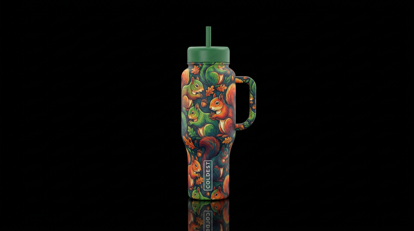 Squurreks water bottle design