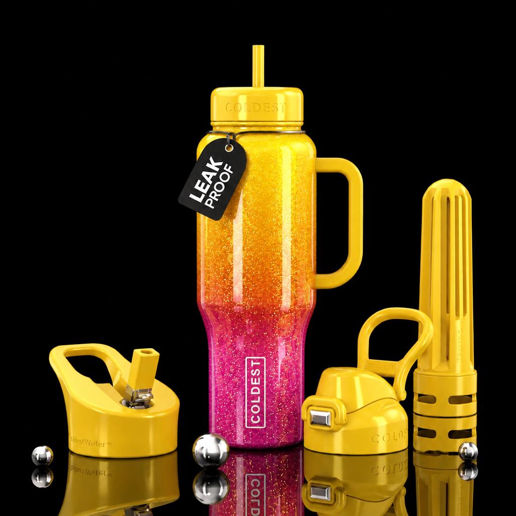 Have a sunshine day water bottle design