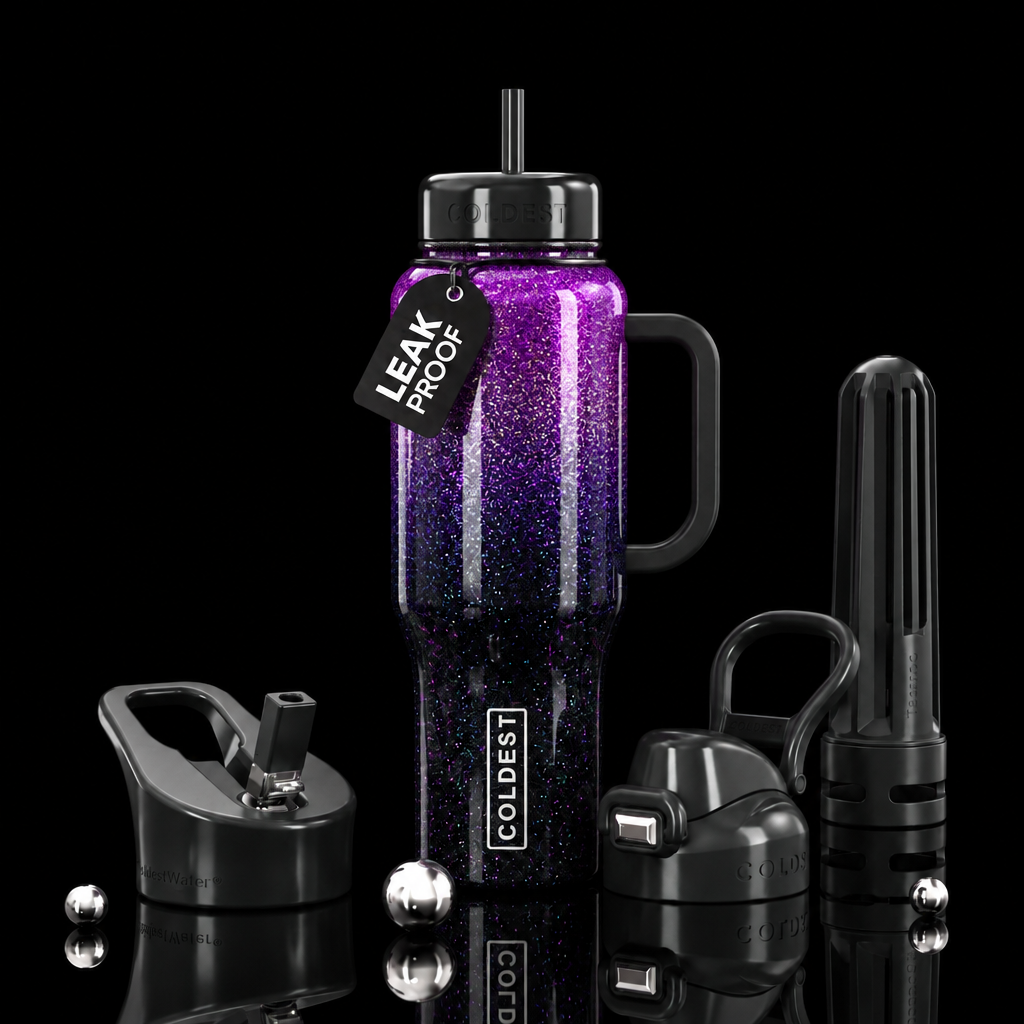 Black Magic water bottle design