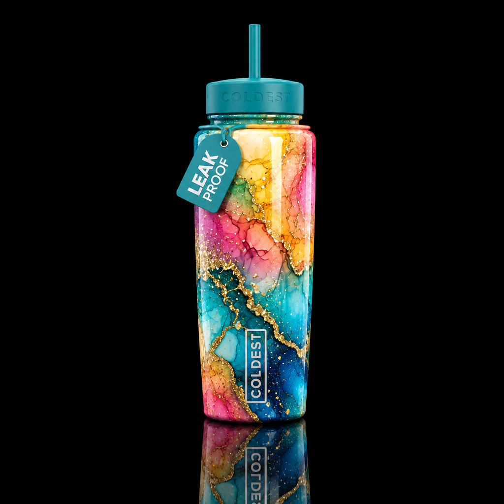 Summer Skies water bottle design