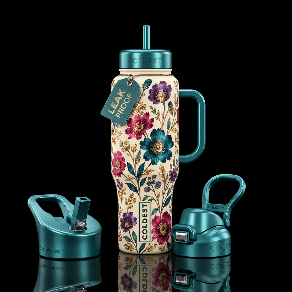 Teal the Deal water bottle design