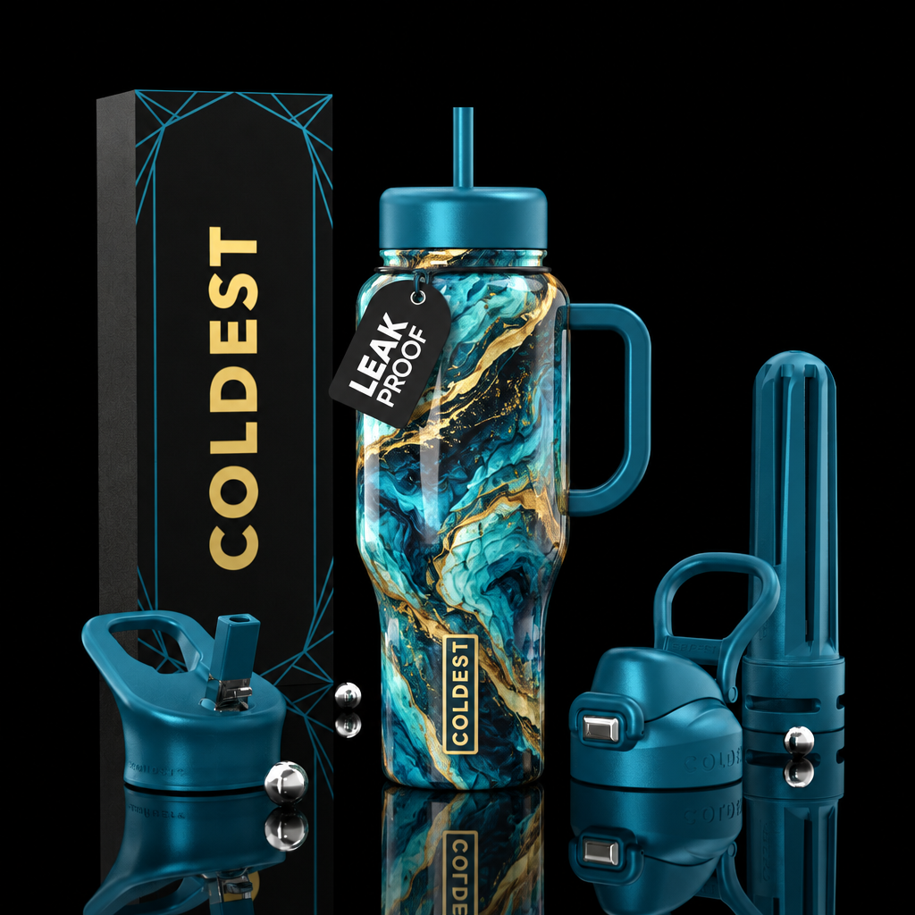 Sisu gold water bottle design