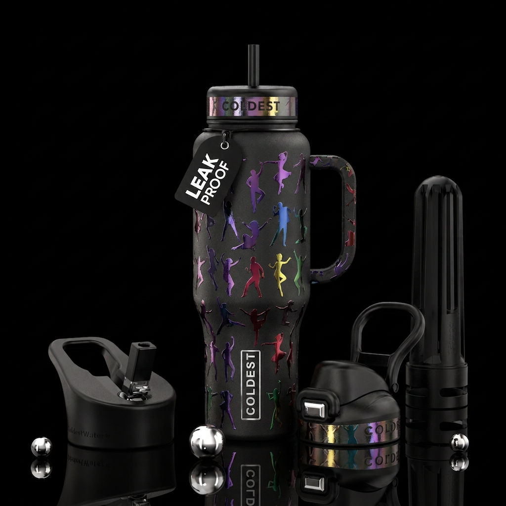 Dancing water bottle design