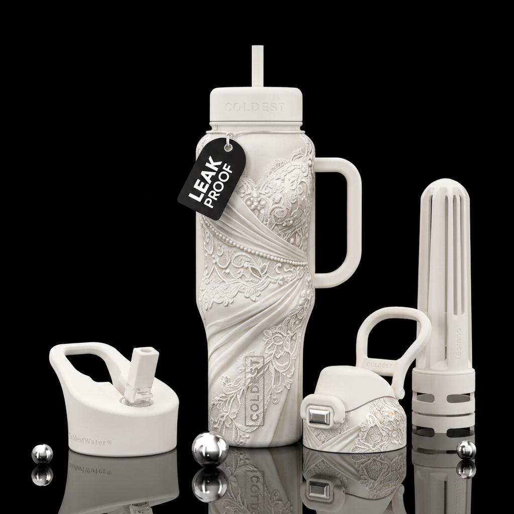 Wedding dress bottle for bride water bottle design