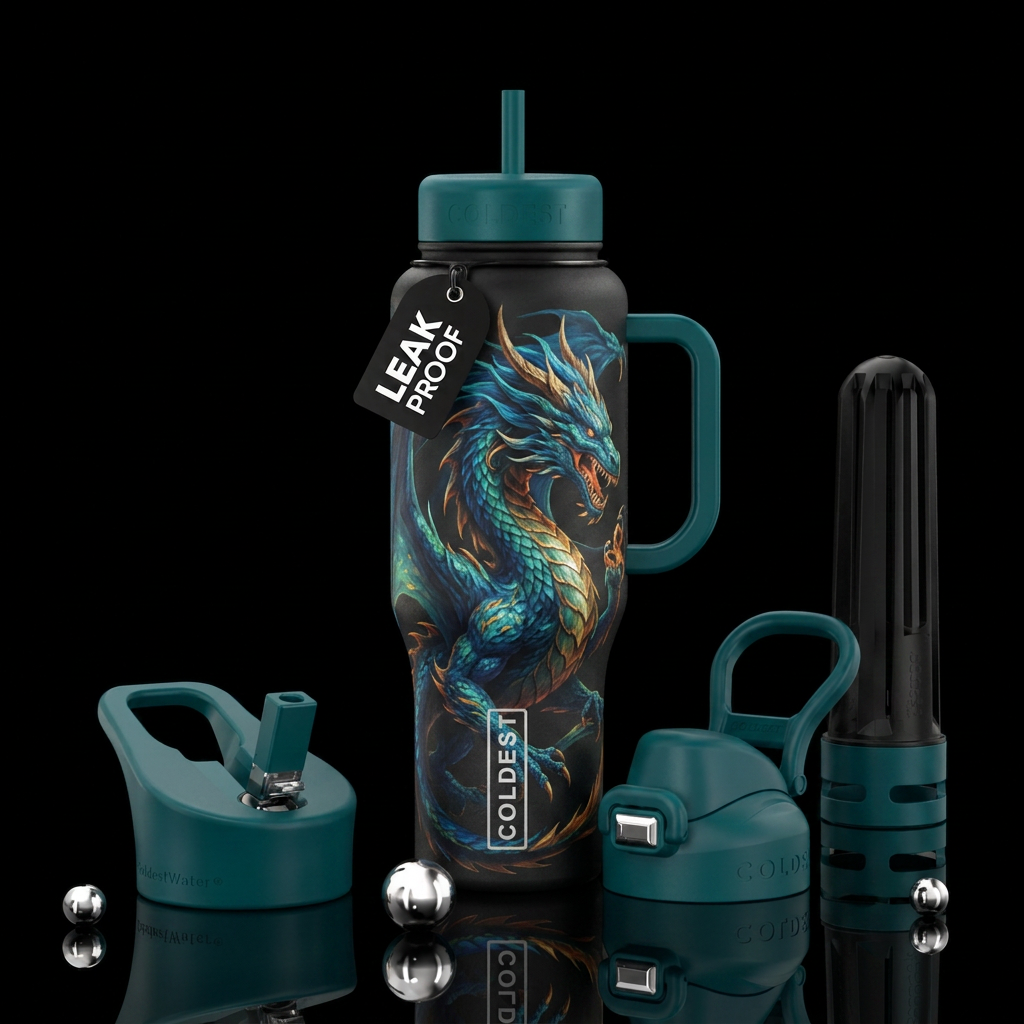 The last dragon water bottle design