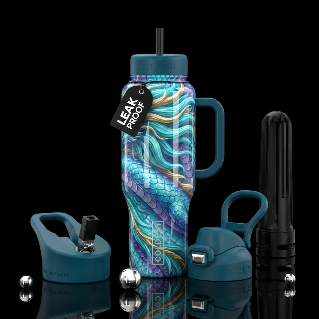The last dragon water bottle design