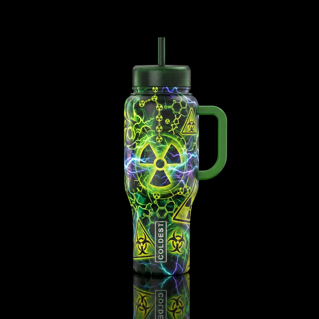 Radioactive 2.0 water bottle design