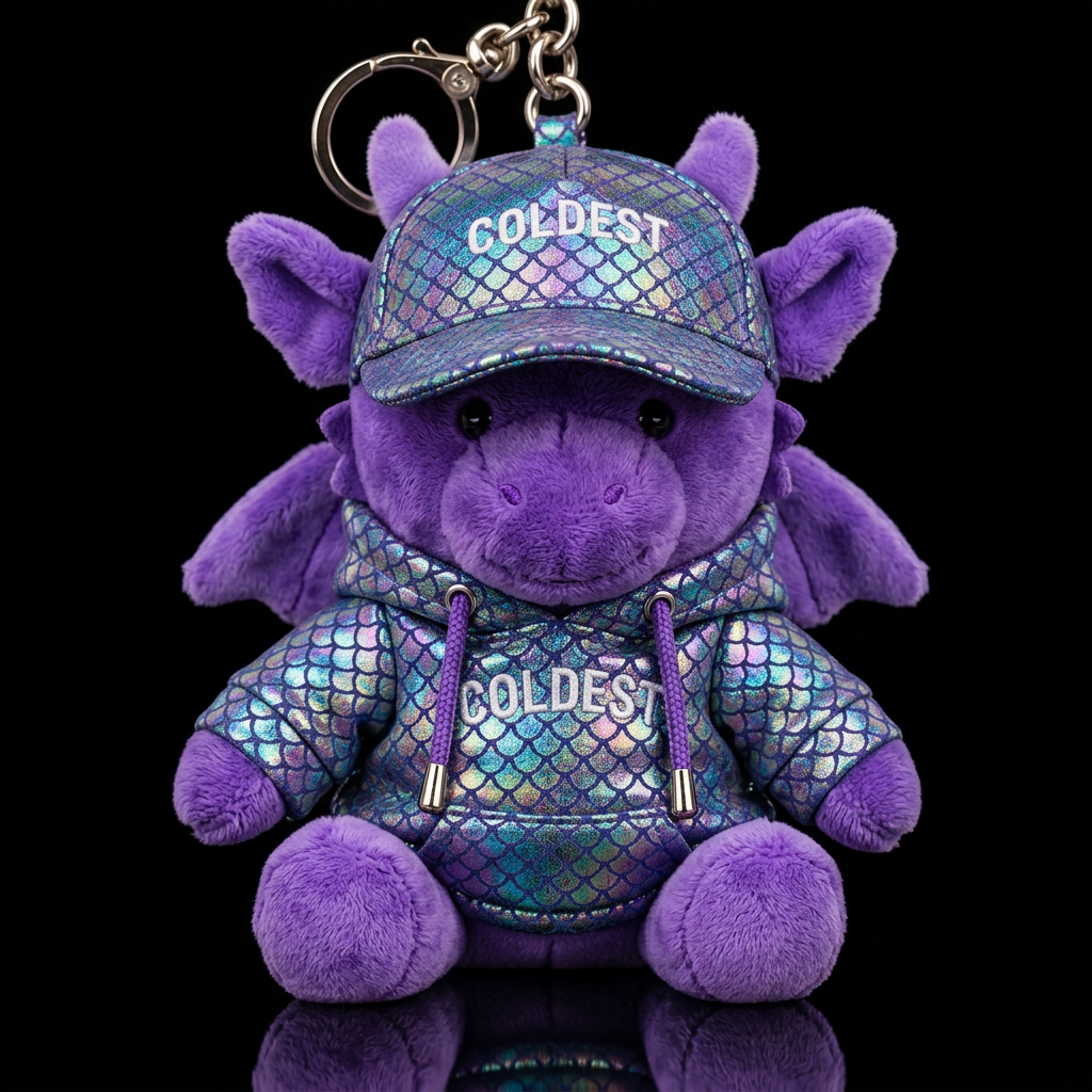 Purple Dragon water bottle design