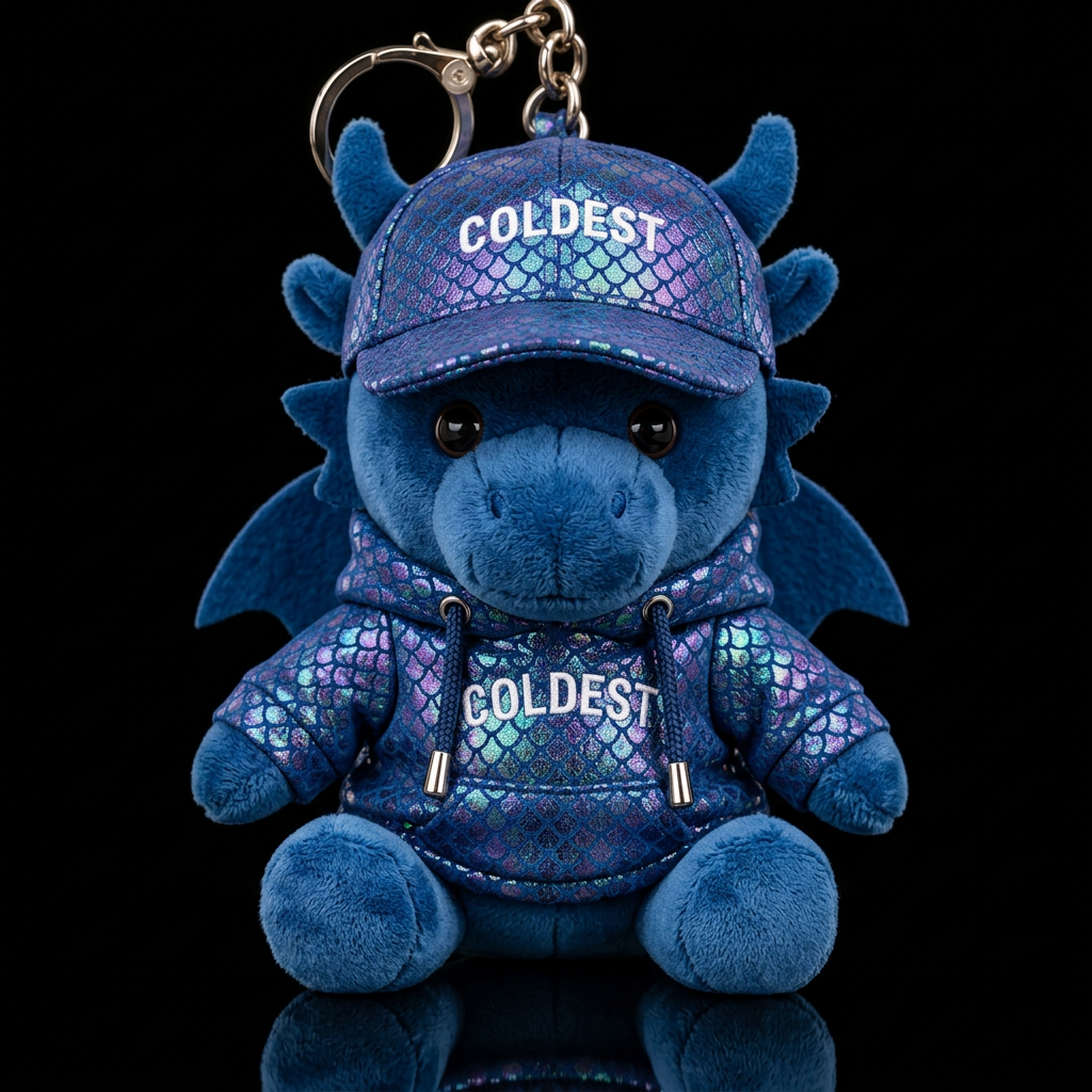 Blue Dragon water bottle design