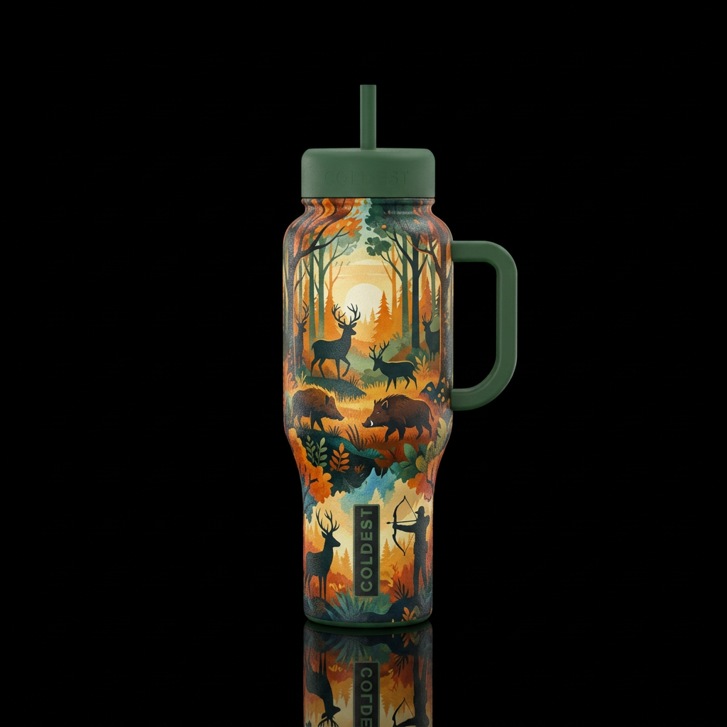 Hunting water bottle design