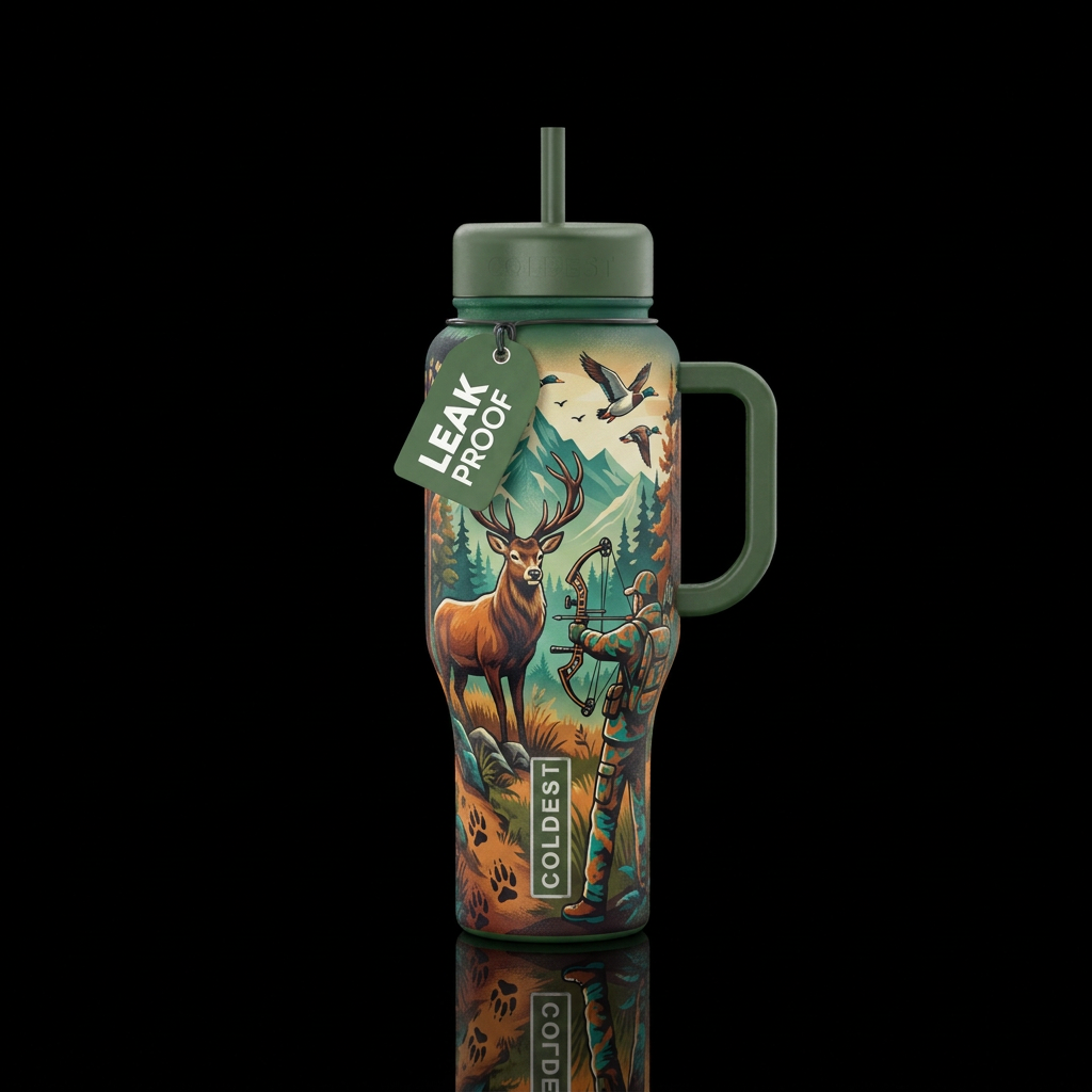 Hunting water bottle design