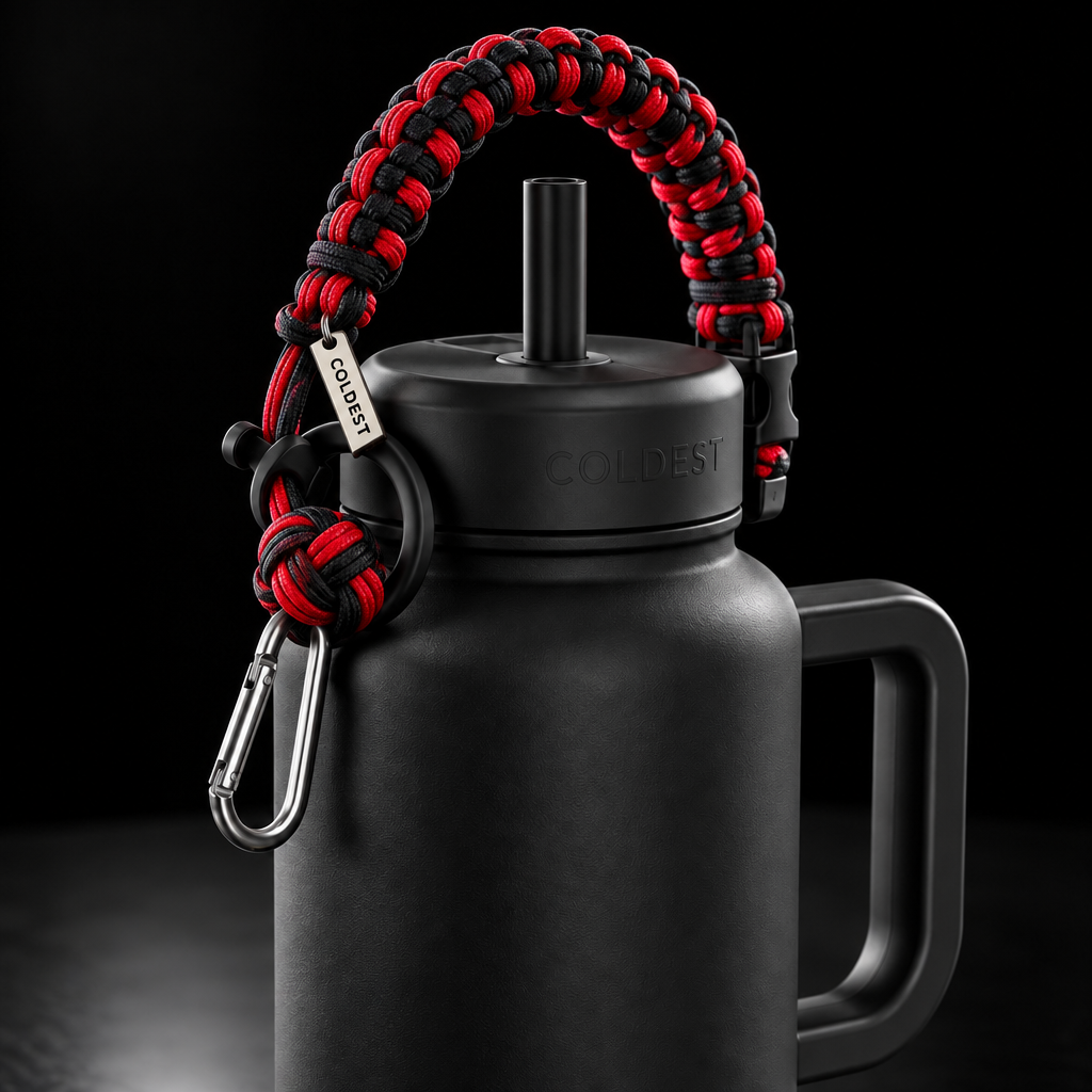 Queen of hearts water bottle design