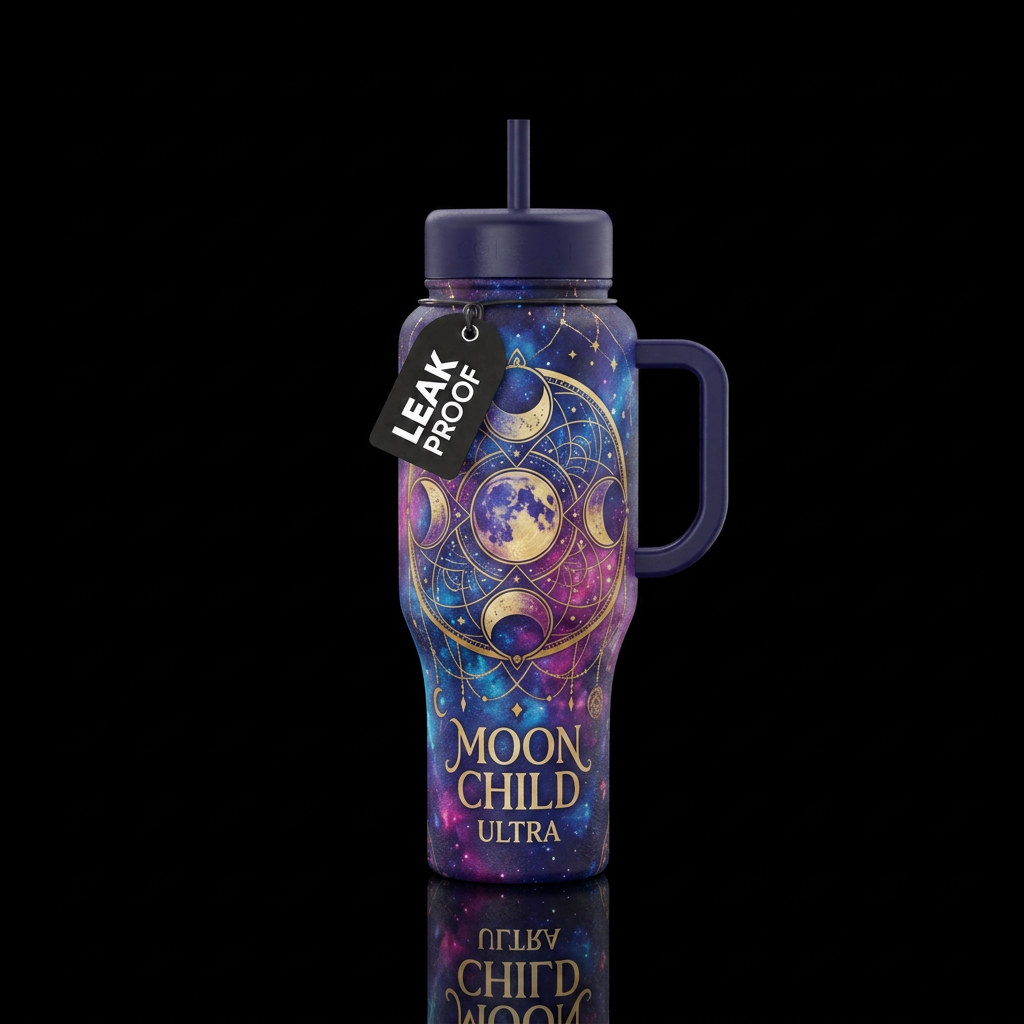 Moon child ultra water bottle design