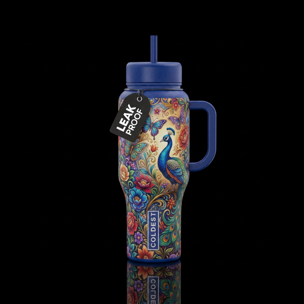 Blissful Beauty water bottle design