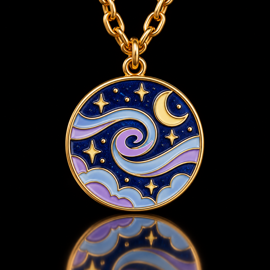 Starry Moon water bottle design