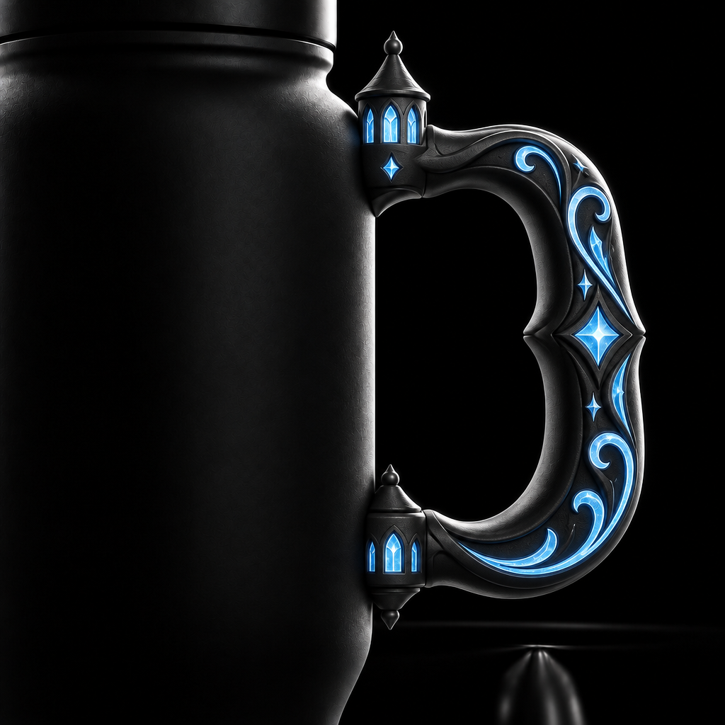 Roaylty water bottle design