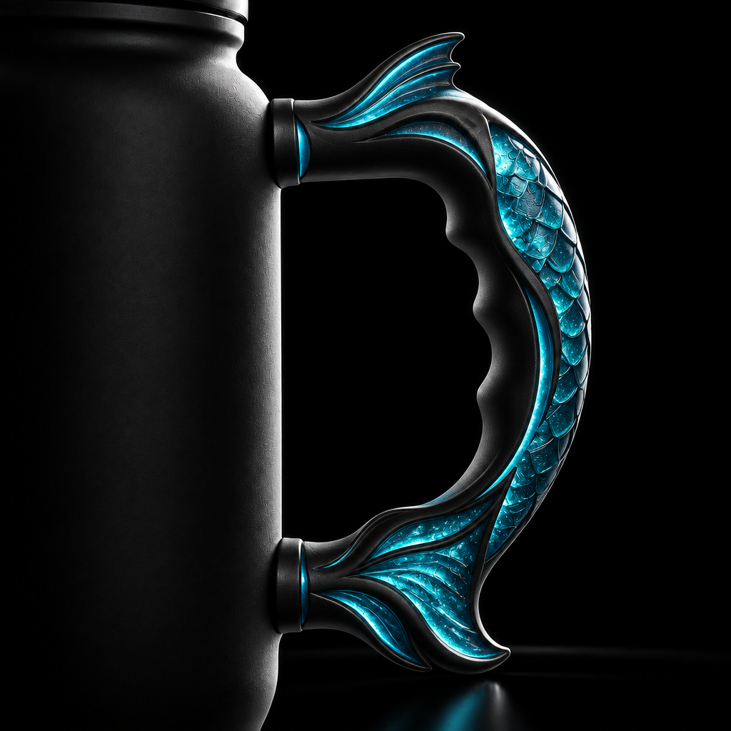 Mermaid Magic water bottle design