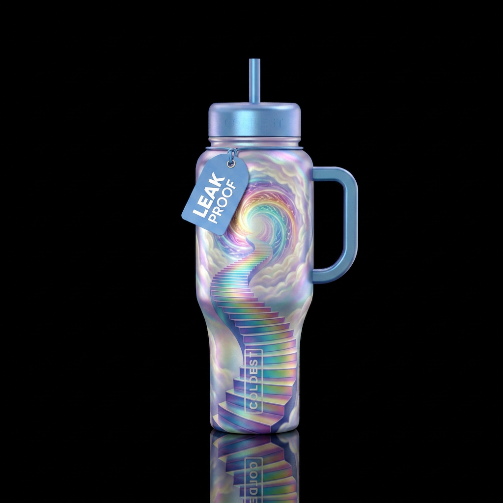 Beautiful, vibrant, amazing, phenomenal, pearlesce... water bottle design