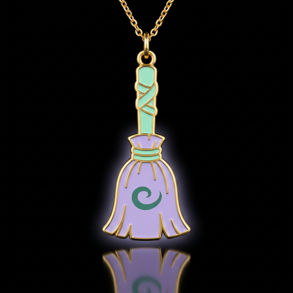 Witch's Broom water bottle design