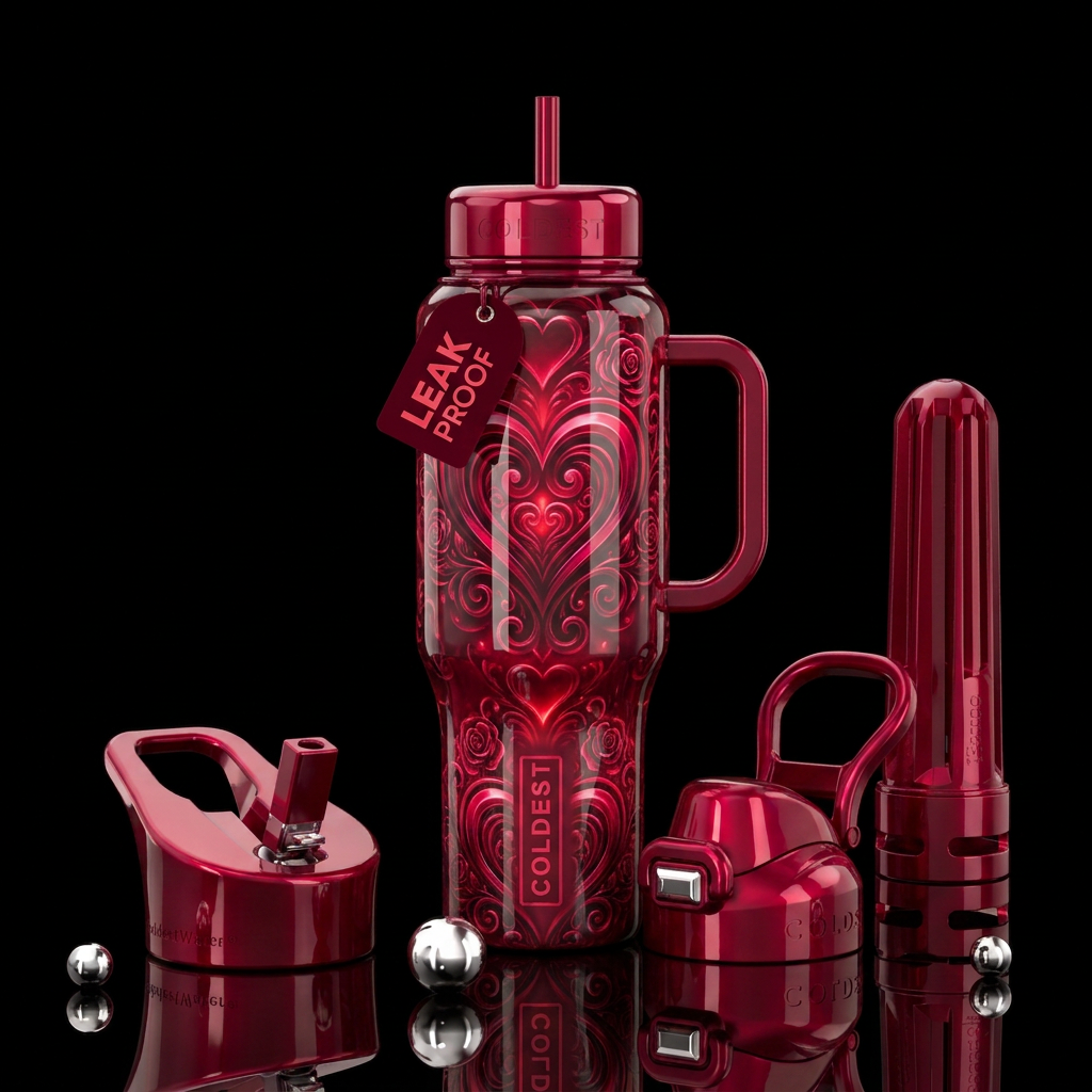 Any color bottle. High gloss.. Love and deep desir... water bottle design