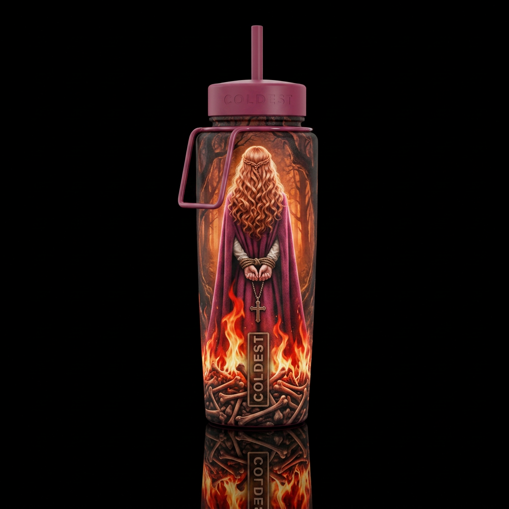 Witch Hunt water bottle design