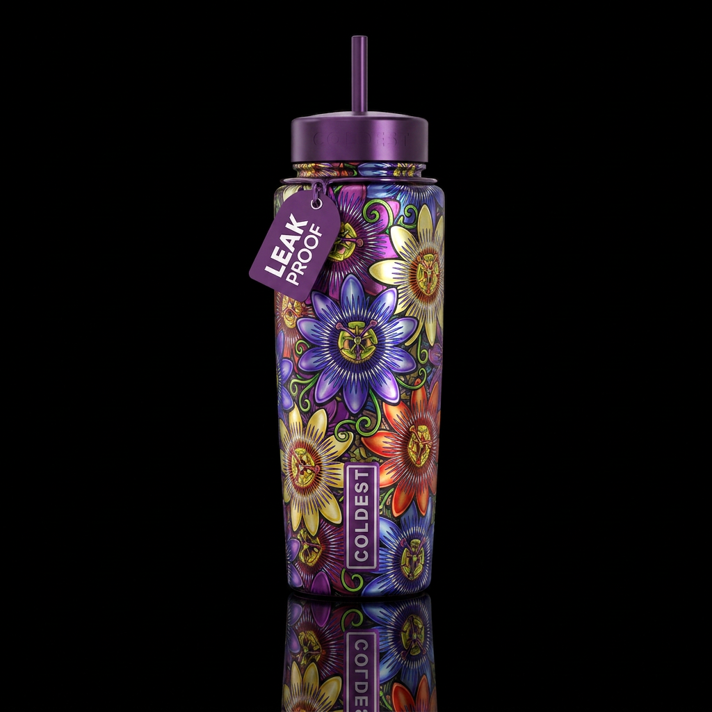 Discover Your Passion water bottle design