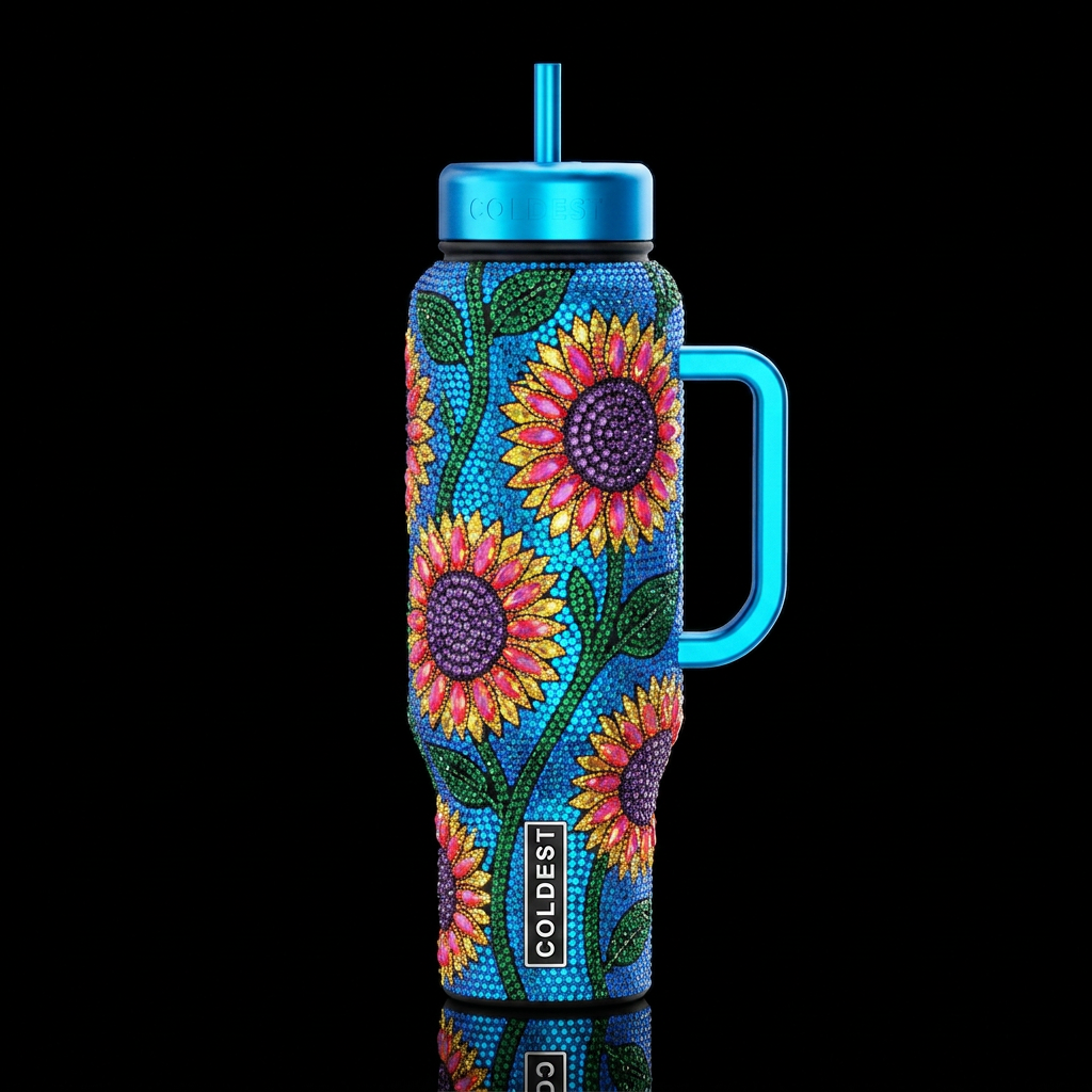 Bedazzle Me water bottle design