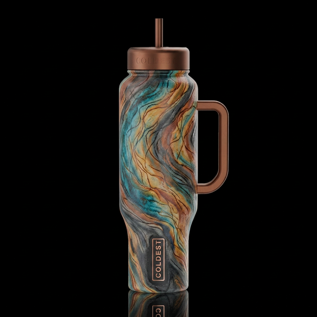 Horse Hair Pottery water bottle design