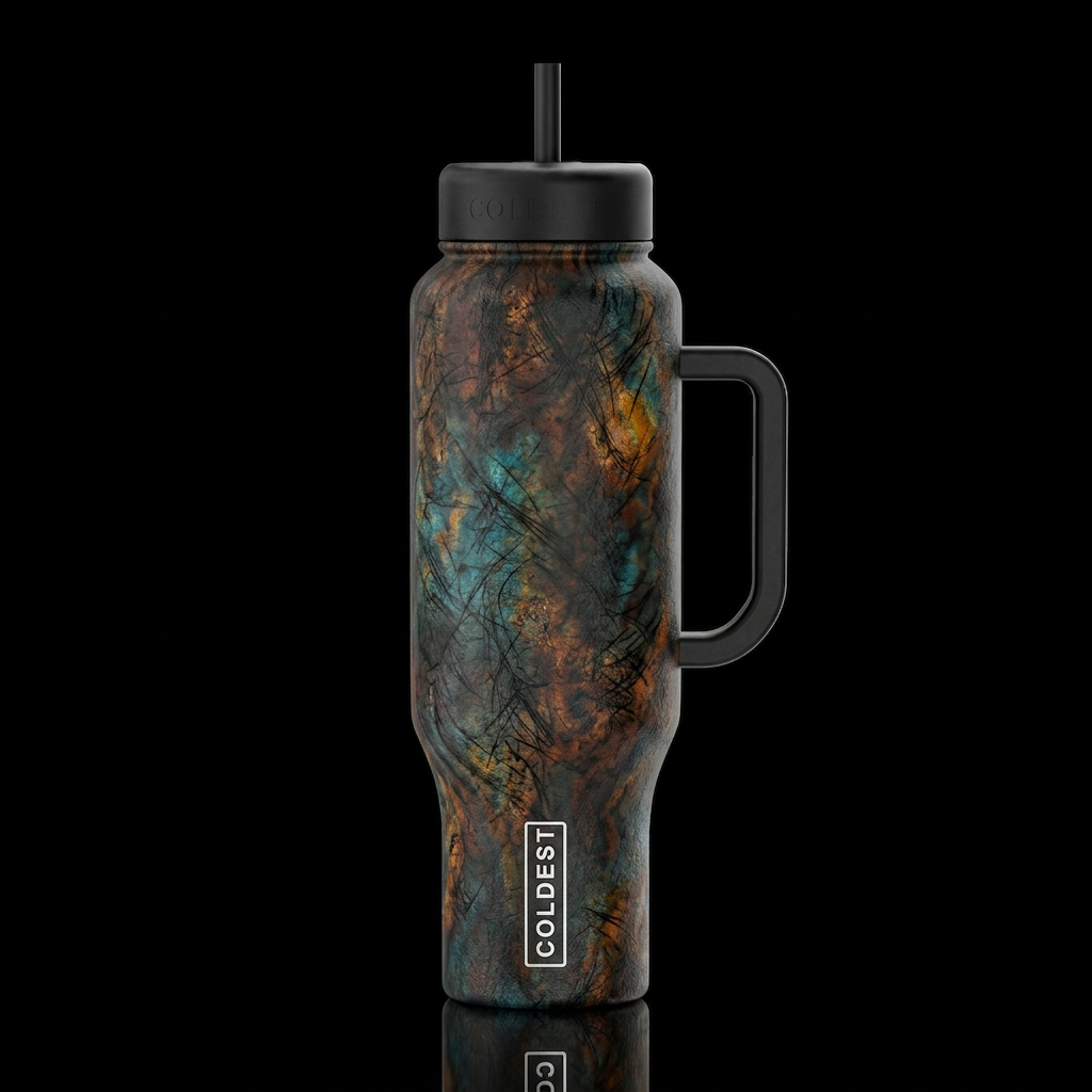 Horse Hair Pottery water bottle design