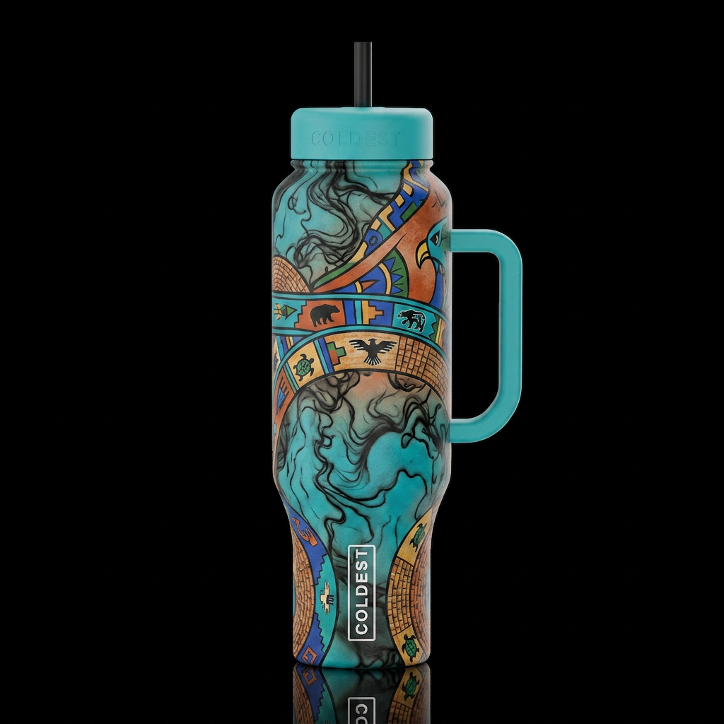 Pottery water bottle design