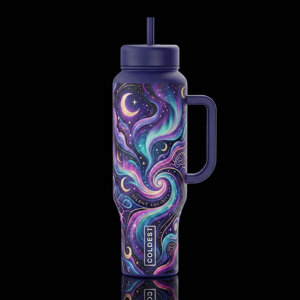 Silent Lucidity water bottle design