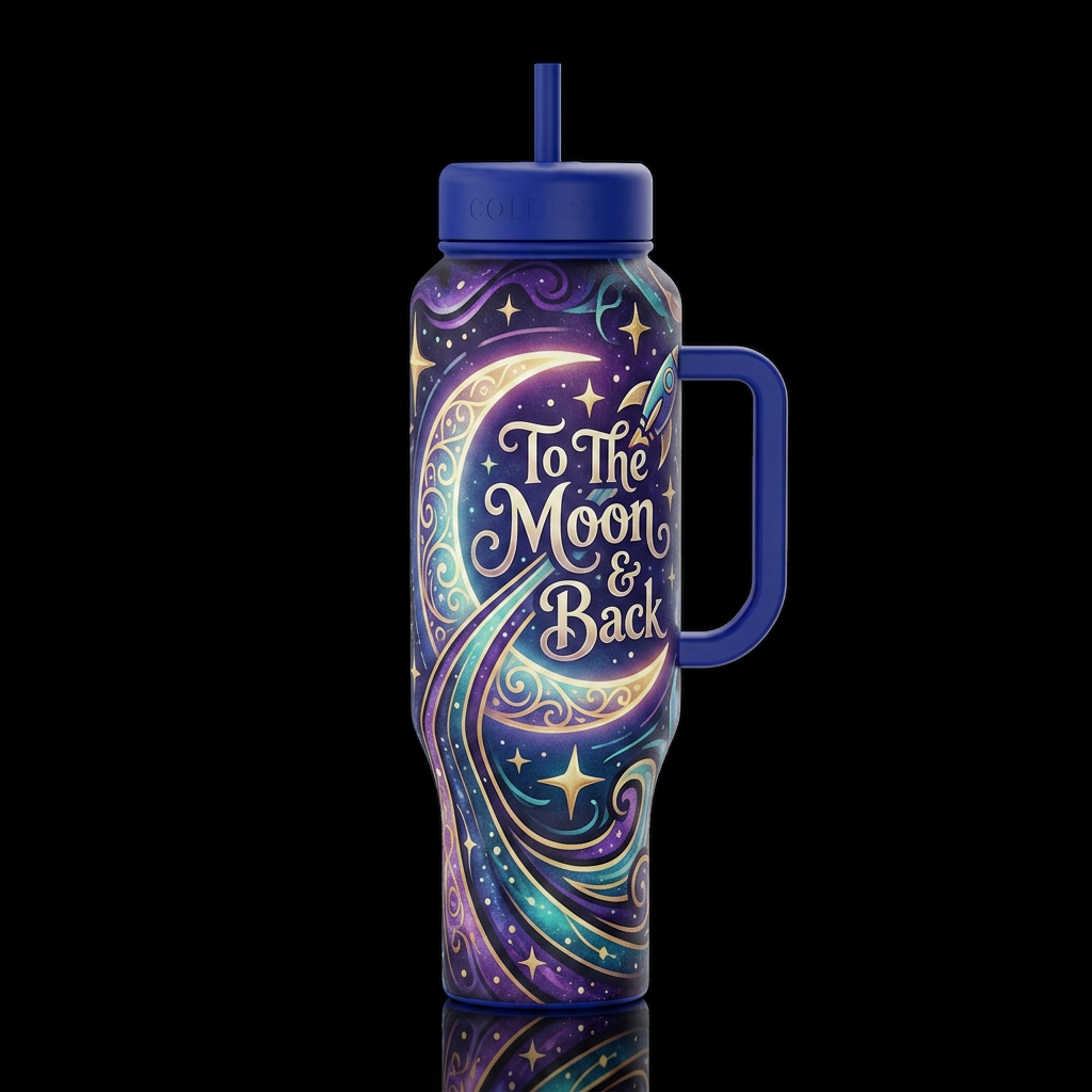 How Much Do You Love water bottle design