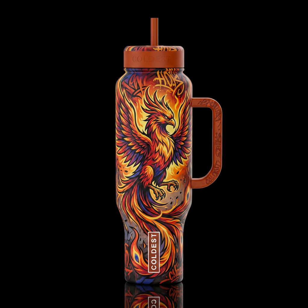 Phoenix water bottle design