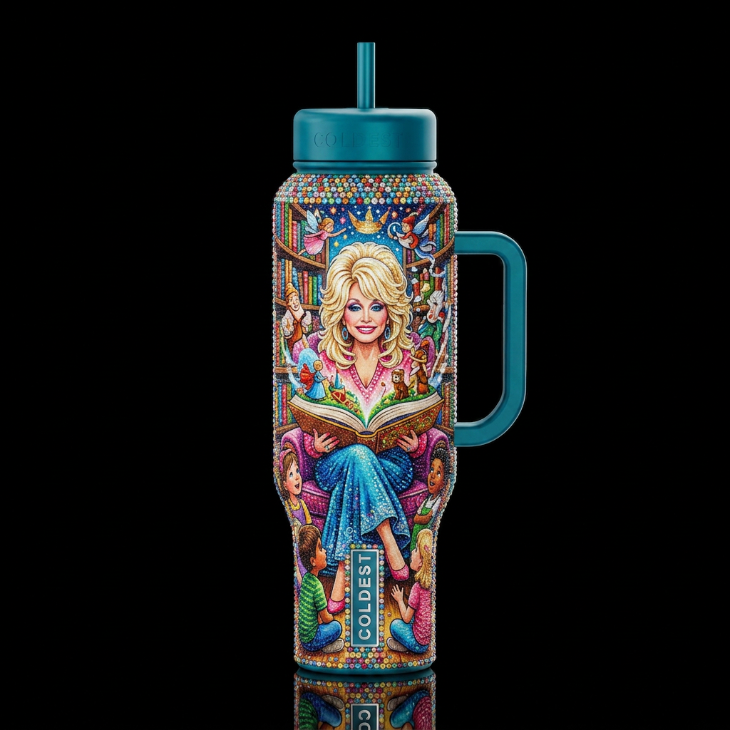Bedazzled Dolly #2 water bottle design