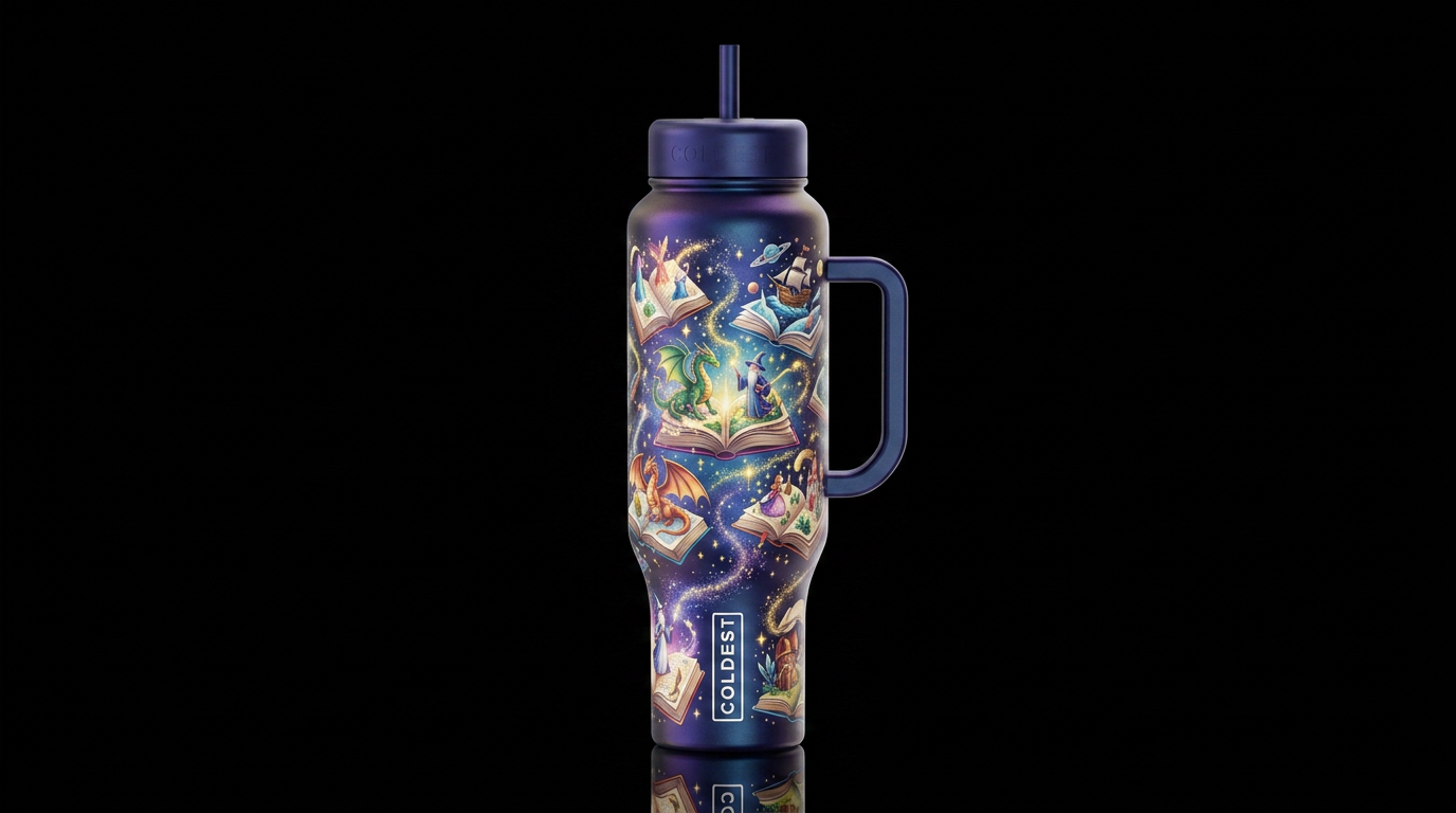 Real Magic -Imagination water bottle design