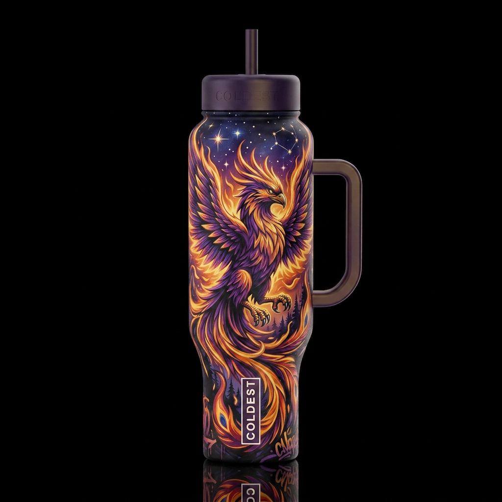 Phoenix water bottle design