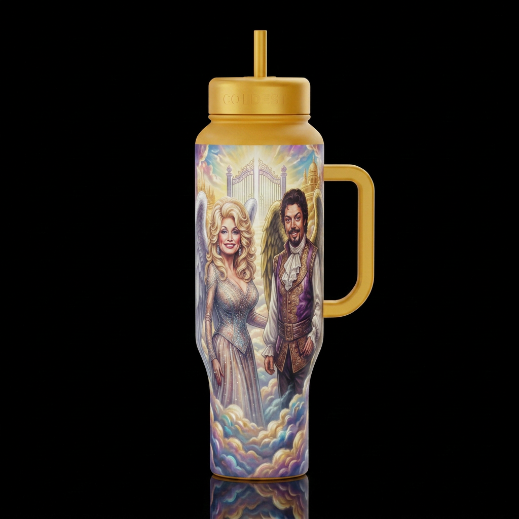 Dolly and Tim water bottle design