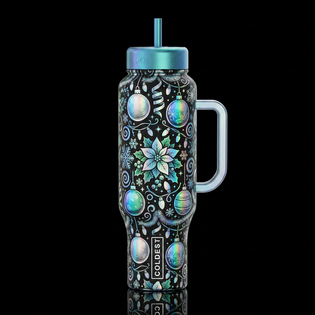 Christmas Memories water bottle design