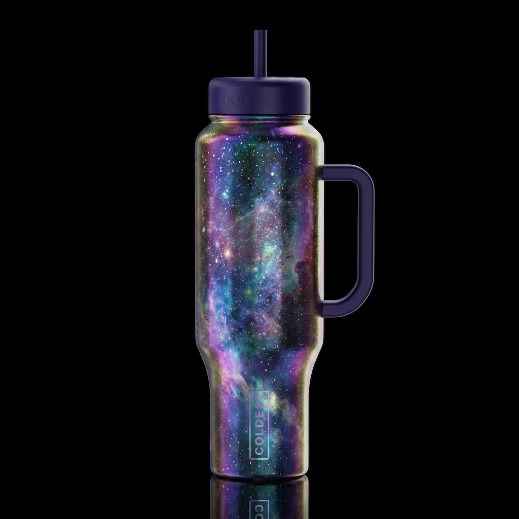 Deep Space water bottle design