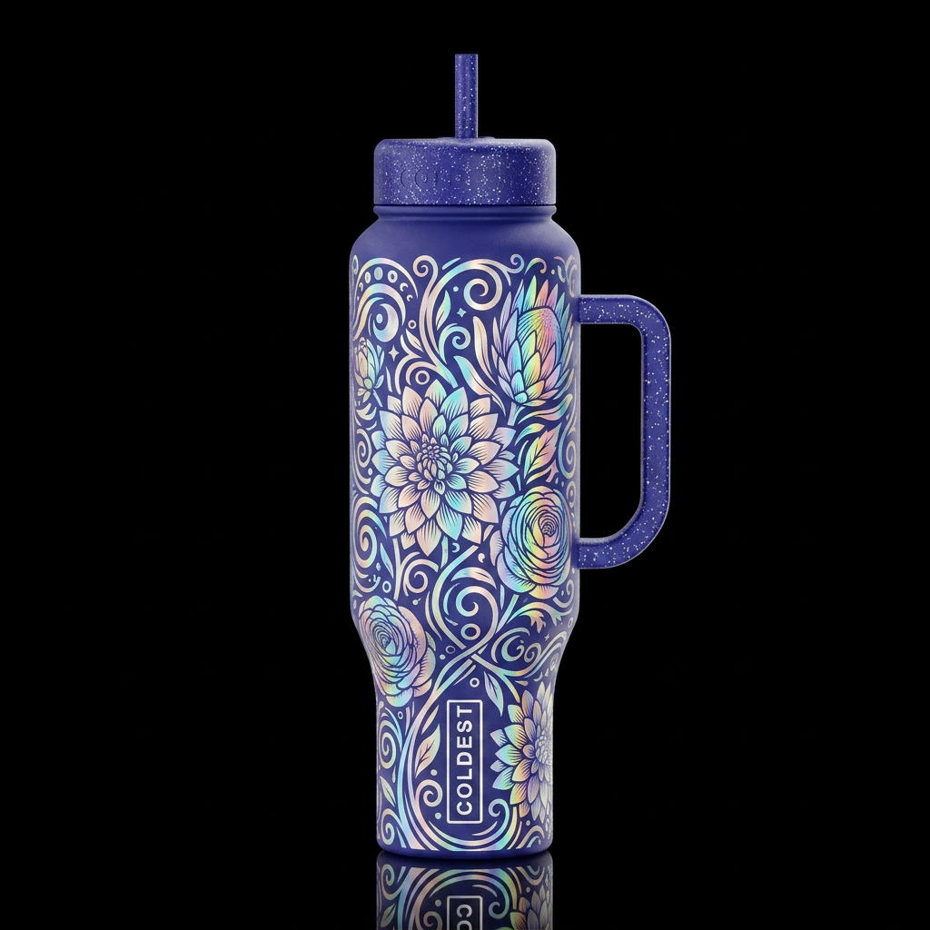 Moonlight Garden water bottle design