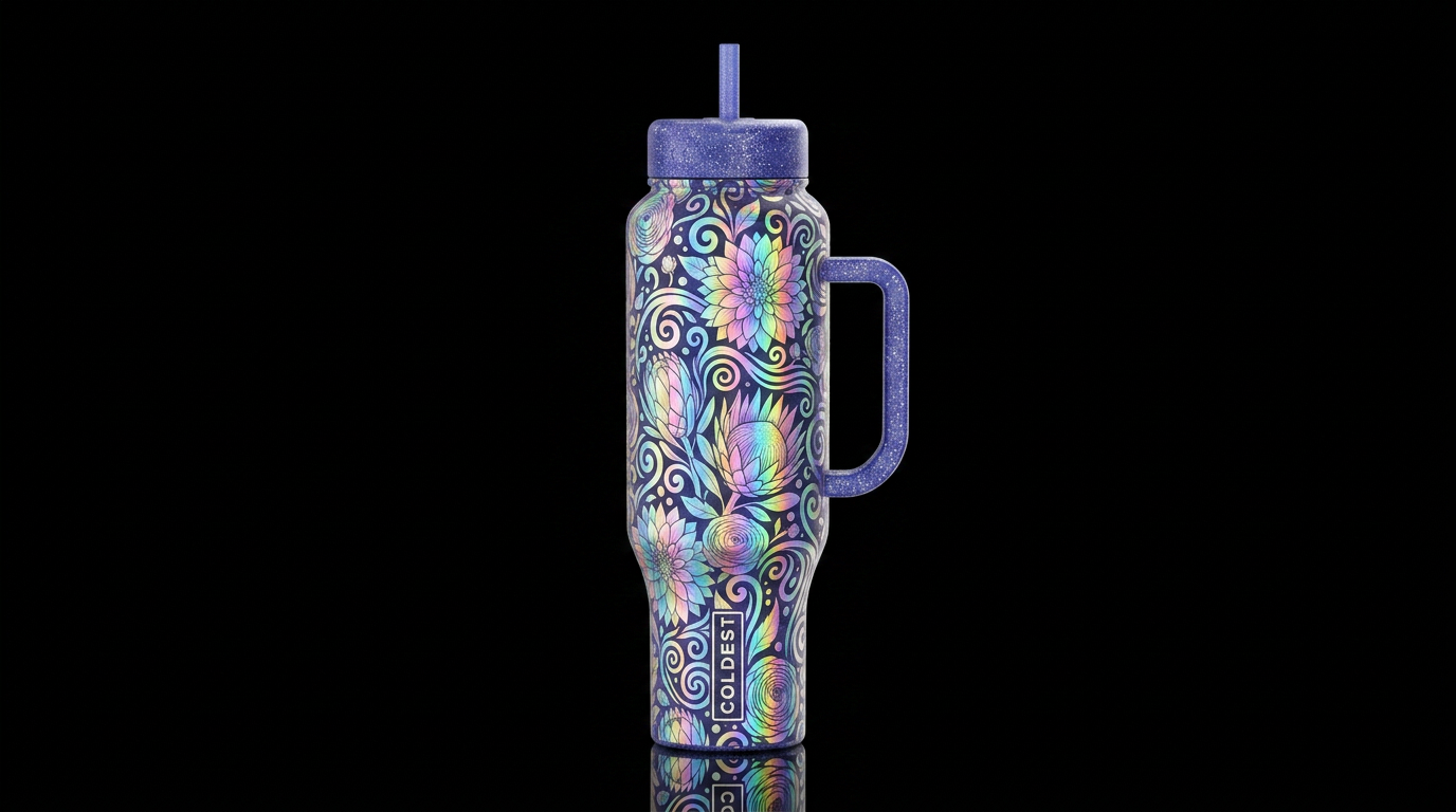 Moonlight Garden water bottle design