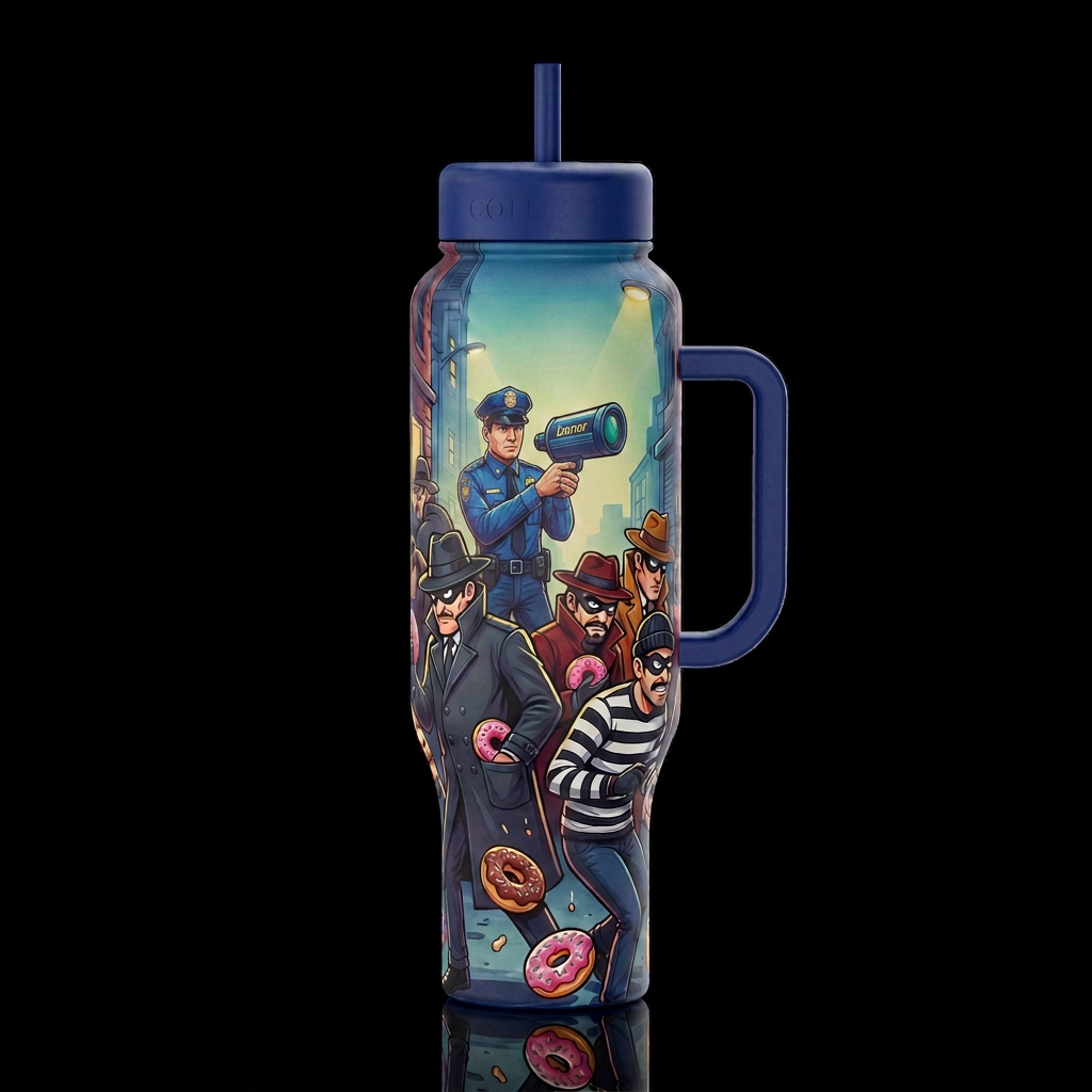 Donar Detector water bottle design