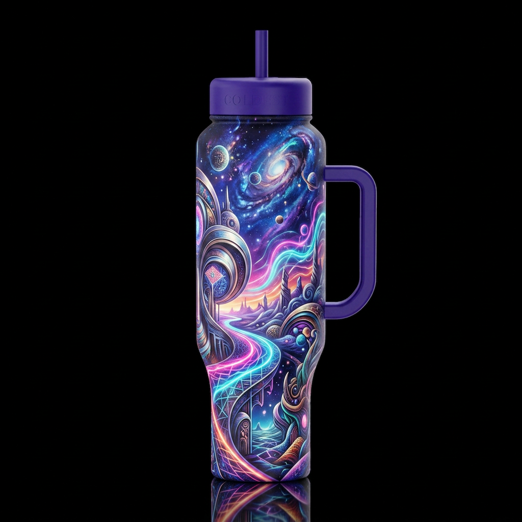 Dream Super Highway water bottle design