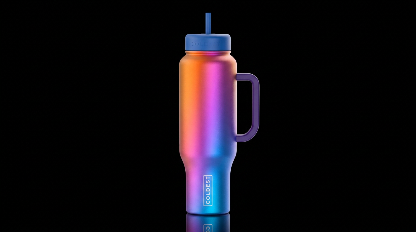 Happy water bottle design