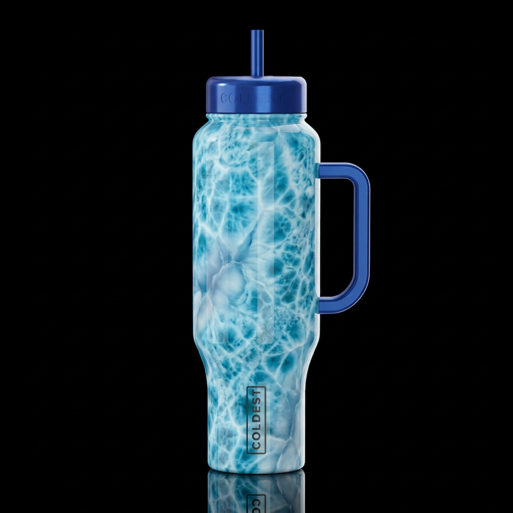 Tranquility water bottle design