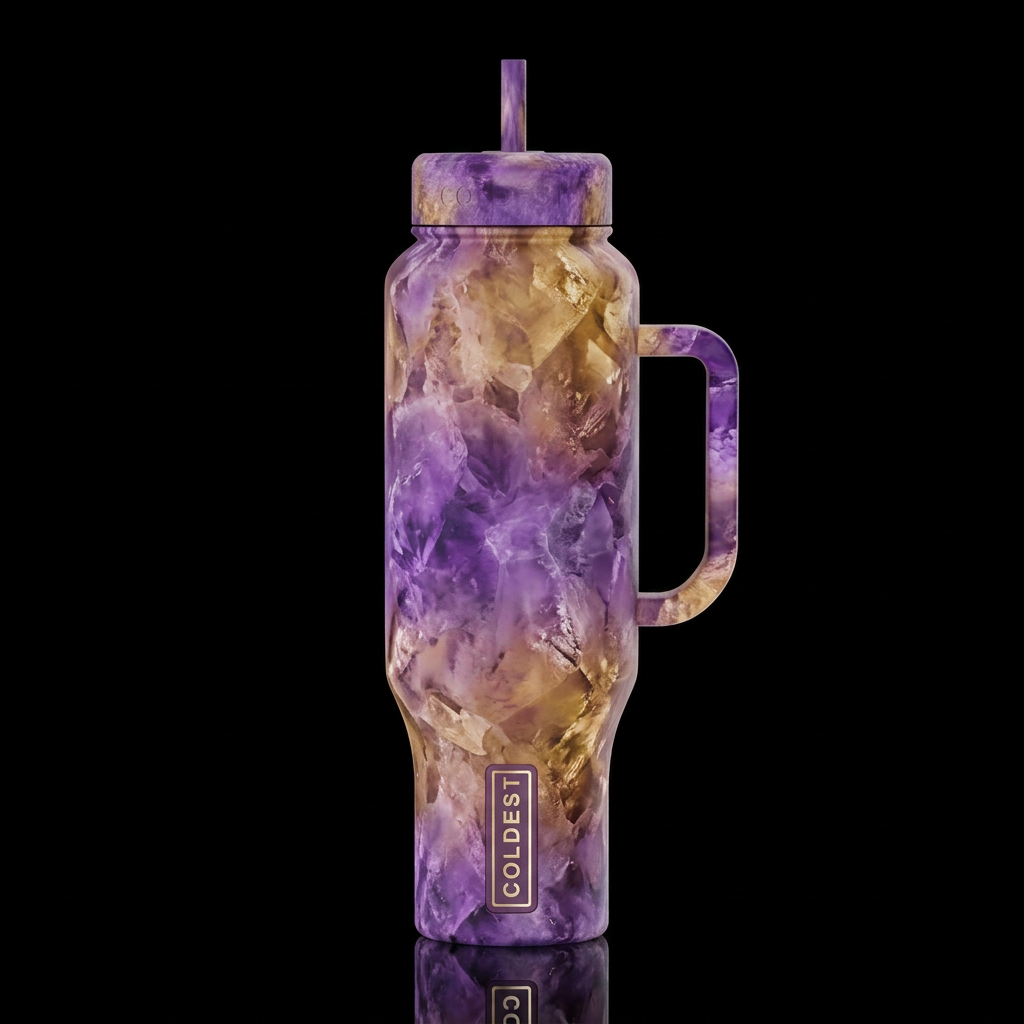 Soothing water bottle design